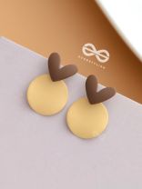 The Heart's Elegant Desires - Statement Earrings