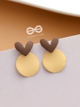The Heart's Elegant Desires - Statement Earrings