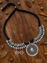 The Statement Durga Neckpiece - Oxidised Boho Collection