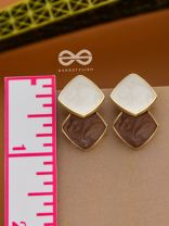 A Classy Delight - Statement Enamelled Earrings