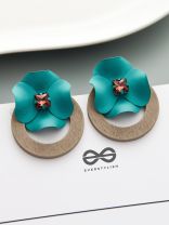 The Floral Mesmerisers - Statement Stud Earrings