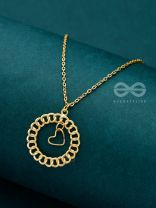 My Locked Up Heart - Golden Statement Neckpiece