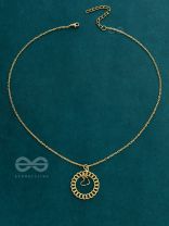 My Locked Up Heart - Golden Statement Neckpiece