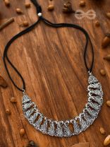 The Peaceful Peacocks - Oxidised Boho Choker