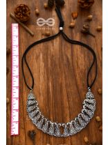 The Peaceful Peacocks - Oxidised Boho Choker