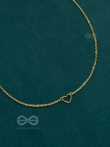 The Little Dainty Heart - Golden Neckpiece