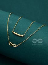 The Infinite Elegance - Golden Multilayered Neckpiece