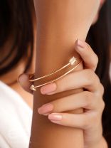 The Warrior Within - Golden Statement Bracelet