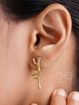 Bird on the Golden Tree- Casual Stud Earrings