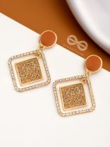 Golden# Glam and Gorgeous - Statement Earrings