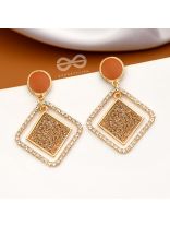 Golden# Glam and Gorgeous - Statement Earrings