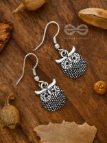 Owl of Wisdom - Tiny Trinket Earrings