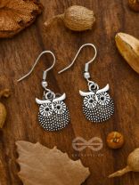 Owl of Wisdom - Tiny Trinket Earrings