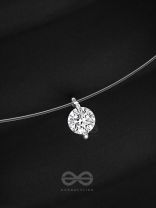 The Glazed Marvel- Silver Pendant Necklace
