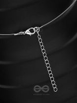 The Glazed Marvel- Silver Pendant Necklace