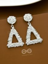 The Eclectic Geometry - Statement Silver Earrings