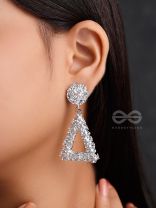 The Eclectic Geometry - Statement Silver Earrings