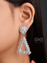 The Eclectic Geometry - Statement Silver Earrings