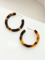 Embracing the Wild Side - Statement Acrylic Hoops