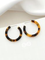 Embracing the Wild Side - Statement Acrylic Hoops