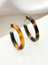 Embracing the Wild Side - Statement Acrylic Hoops
