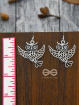 I'm a Night Owl - Statement Owl Danglers