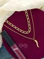 The Golden Quirk- Layered Statement Neckpiece
