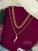 The Golden Quirk- Layered Statement Neckpiece