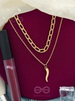 The Golden Quirk- Layered Statement Neckpiece