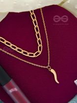 The Golden Quirk- Layered Statement Neckpiece