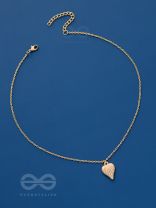 Heart of Sea- Intricate Golden Neckpiece
