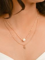 The Aquatic Wonders - Golden Layered Neckpiece