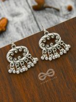 The Vintage Waves - Oxidised Boho Earrings