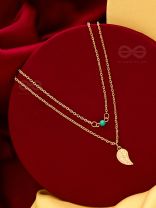 The Turquoise Leaflet - Multilayered Statement Neckpiece