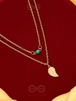 The Turquoise Leaflet - Multilayered Statement Neckpiece