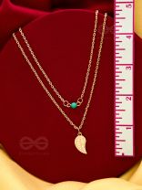 The Turquoise Leaflet - Multilayered Statement Neckpiece