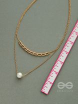Bond of Pearl- Golden Layered Necklace