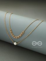 Bond of Pearl- Golden Layered Necklace