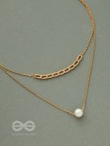 Bond of Pearl- Golden Layered Necklace