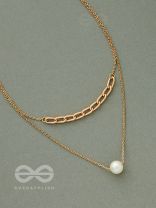 Bond of Pearl- Golden Layered Necklace