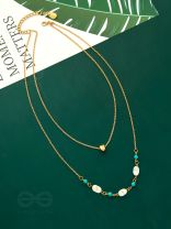 Mist n Sea - Golden Layered Necklace