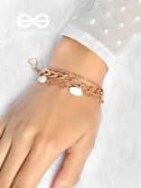 Stoned with Style- Golden Stone Bracelet