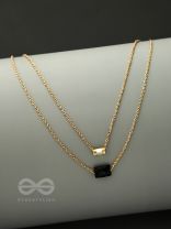 The Dark Reflection- Golden Layered Necklace
