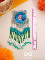 Tarankit- The Star- Beads, Sequins and Cutdana Embroidered Earrings 