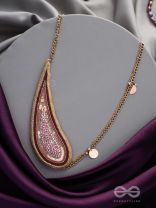 Utkalita- The Blossoming Flower- Dabka, Resham, Sequins and Beads Embroidered Necklace