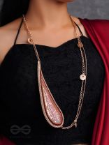 Utkalita- The Blossoming Flower- Dabka, Resham, Sequins and Beads Embroidered Necklace