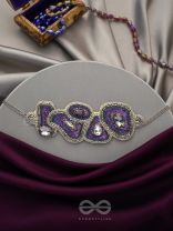 Kimaya- The Divine- Sequins, Beads and Stone Embroidered Choker Necklace