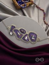 Kimaya- The Divine- Sequins, Beads and Stone Embroidered Choker Necklace