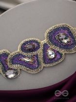 Kimaya- The Divine- Sequins, Beads and Stone Embroidered Choker Necklace