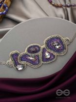 Kimaya- The Divine- Sequins, Beads and Stone Embroidered Choker Necklace